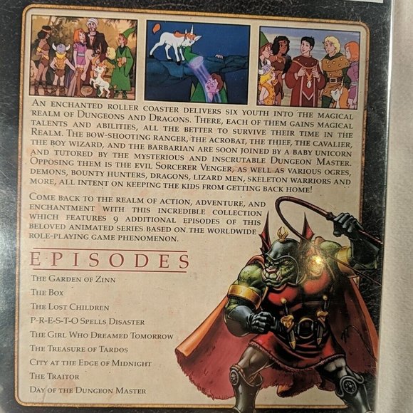 NEW Dungeons & Dragons The Animated Series Into The Magical Realm 9 Episodes DVD - Picture 4 of 8